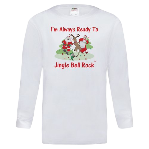 Jingle Bell Rock - White Long Sleeve