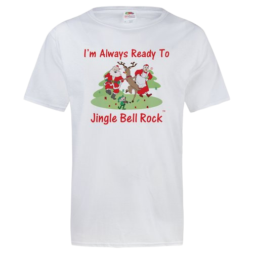 Jingle Bell Rock - White Short Sleeve